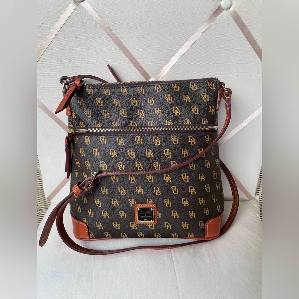 Dooney & Bourke Signature Logo Crossover Messenger Bag